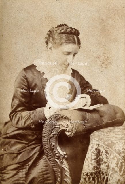 Lady Simpson, wife of Sir James Young Simpson, c1840s. Creator: John Moffat.