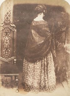 Lady, Standing, 1843-47. Creators: David Octavius Hill, Robert Adamson, Hill & Adamson
