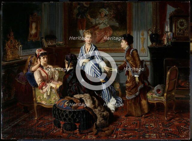 Lady's Day, c1875. Creator: Charles Boutibonne.