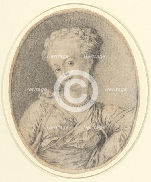 Lady's Head. Creator: Gabriel de Saint-Aubin.