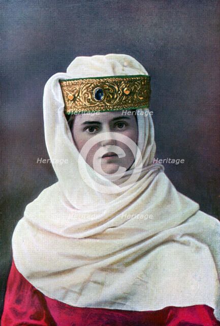 Lady's headdress, c1290, (1910). Artist: Unknown