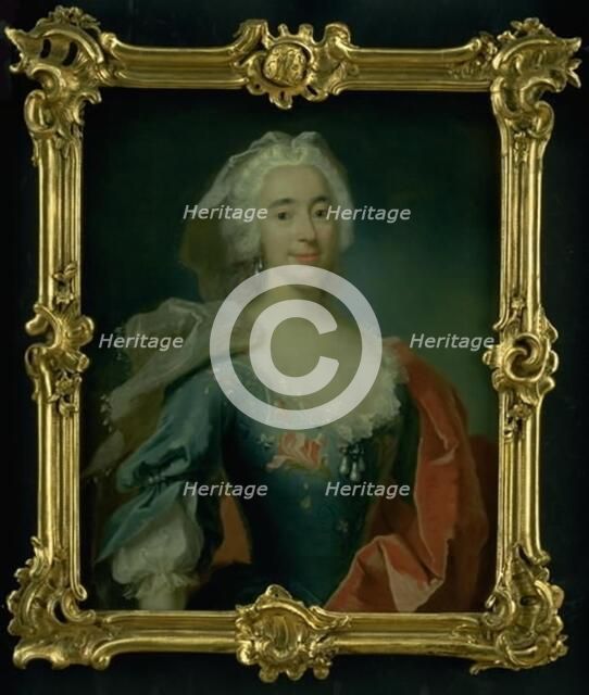 Lady's portrait, 1751. Creator: Johan Horner.