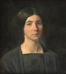 Lady's portrait; Ms. Aagaard, 1907. Creator: Otto Haslund