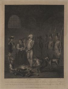 Lafayette in Prison at Olmütz. Artist: Morland, George (1736-1804)