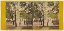 Lafayette Place, from Great Jones St. New York., 1864-1866. Creator: E. & H.T. Anthony