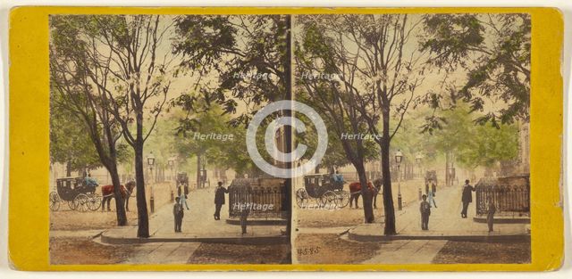 Lafayette Place, from Great Jones St. New York., 1864-1866. Creator: E. & H.T. Anthony.