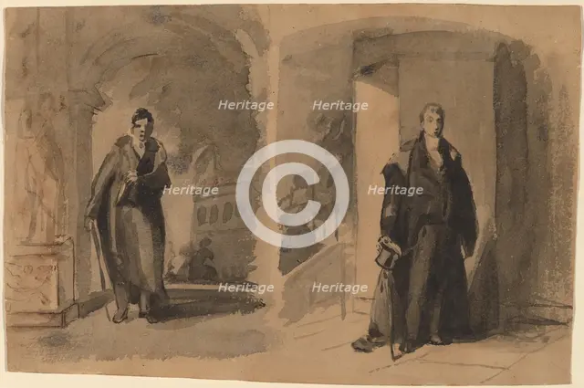 Lafayette (Two Views), c. 1825. Creator: Thomas Sully.