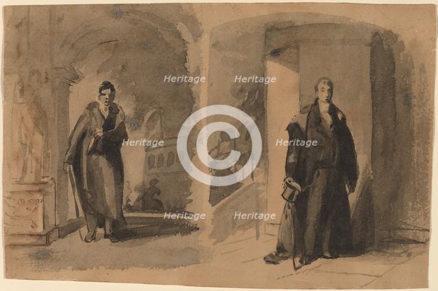 Lafayette (Two Views), c. 1825. Creator: Thomas Sully.