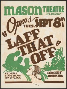 Laff That Off, Los Angeles, 1936. Creator: Unknown