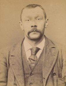 Lagane (ou Lagasse). Lucien, Pierre. 35 ans. 22/2/94., 1894. Creator: Alphonse Bertillon