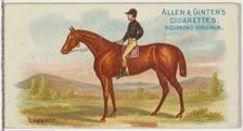 Laggard, from The World's Racers series (N32) for Allen & Ginter Cigarettes, 1888. Creator: Allen & Ginter