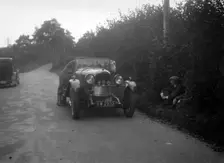 Lagonda taking part in the Bugatti Owners Club car treasure hunt, 25 October 1931. Artist: Bill Brunell