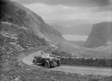 Lagonda competing in the RSAC Scottish Rally, 1936. Artist: Bill Brunell