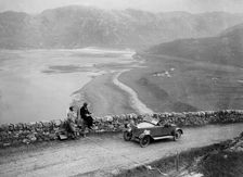Lagonda open 2-seater of WH Oates competing in the Scottish Light Car Trial, 1922. Artist: Bill Brunell