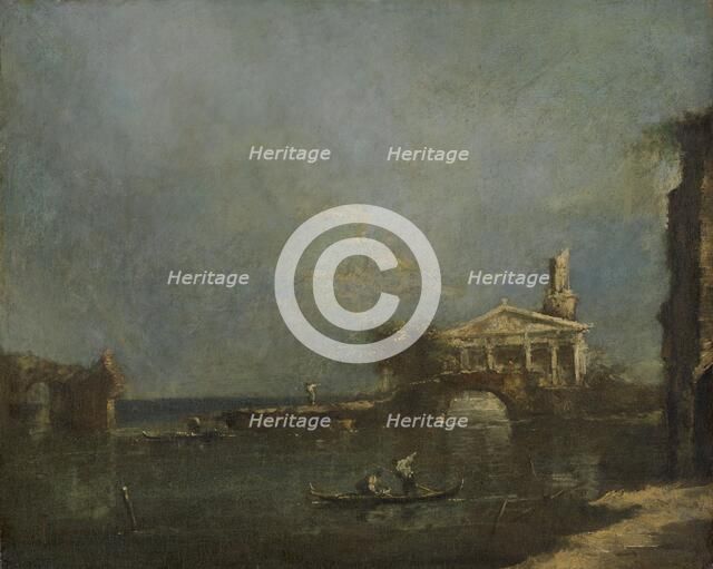 Lagoon near Venice, 1740-1800. Creator: Francesco Guardi.