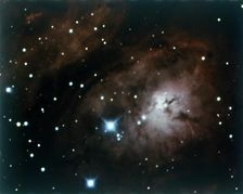 Lagoon Nebula in Sagittarius constellation. Creator: NASA