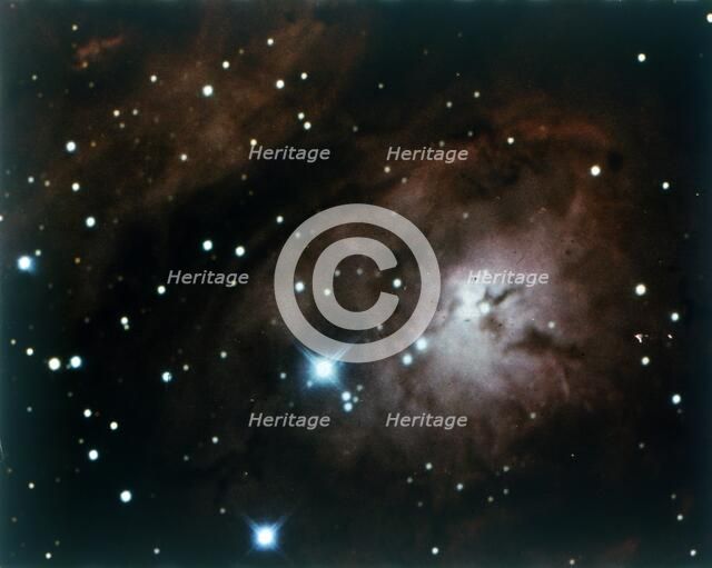 Lagoon Nebula in Sagittarius constellation. Creator: NASA.