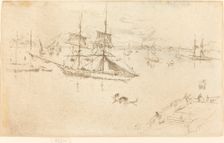 Lagoon: Noon, 1879/1880. Creator: James Abbott McNeill Whistler