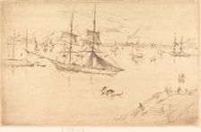 Lagoon: Noon, 1879/1880. Creator: James Abbott McNeill Whistler