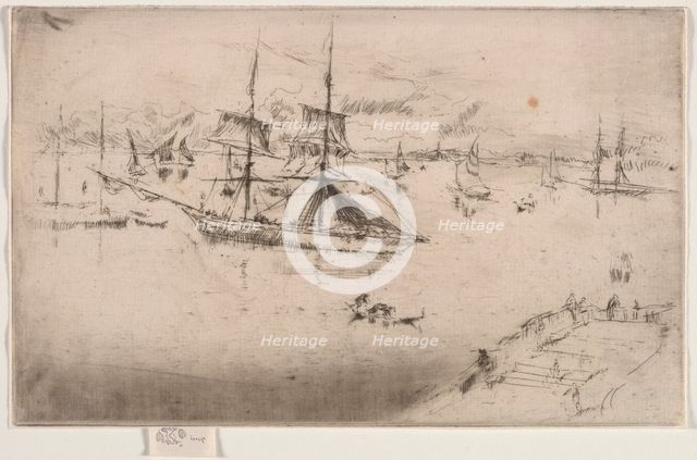Lagoon: Noon, 1886. Creator: James McNeill Whistler (American, 1834-1903).