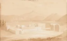 Lago Agnano, 1825. Creator: James William Giles