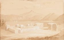Lago Agnano, 1825. Creator: James William Giles