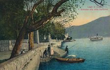 Lago di Como. Entrata alla Villa Carlotta c1888