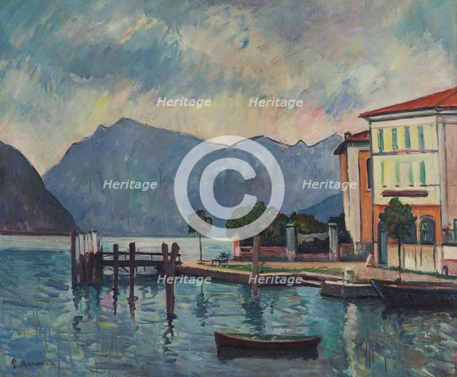 Lago d'Iseo, c1932. Creator: Marussig, Pietro (1879-1937).