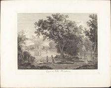 Lago in villa Borghese, 1792. Creator: Albert Christoph Dies