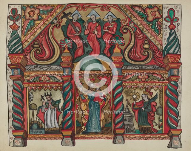 Laguna Main Altarpiece, 1935/1942. Creator: E. Boyd.