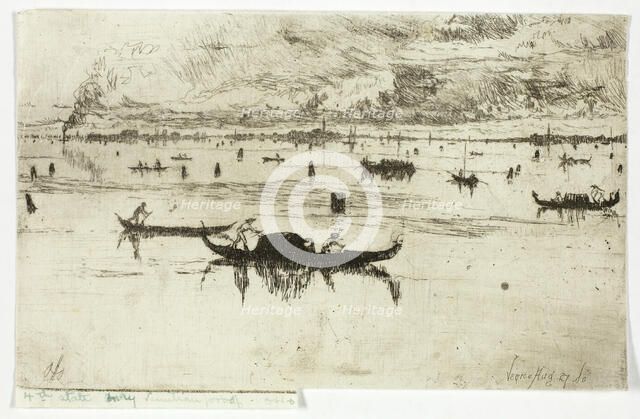 Laguna Veneta, 1880. Creator: Otto Henry Bacher.