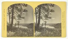 Lagunas Caballo, or Horse Lakes, 14 miles, N. W. from Tierra Amarilla, New Mexico..., 1874. Creator: Tim O'Sullivan