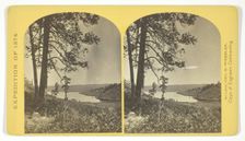 Lagunas Caballo, or Horse Lakes, 14 miles, N. W. from Tierra Amarilla, New Mexico..., 1874. Creator: Tim O'Sullivan