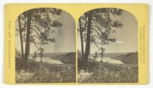 Lagunas Caballo, or Horse Lakes, 14 miles, N. W. from Tierra Amarilla, New Mexico..., 1874. Creator: Tim O'Sullivan