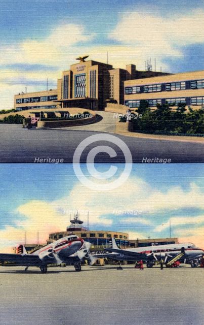LaGuardia Airport, New York City, New York, USA, 1951. Artist: Unknown