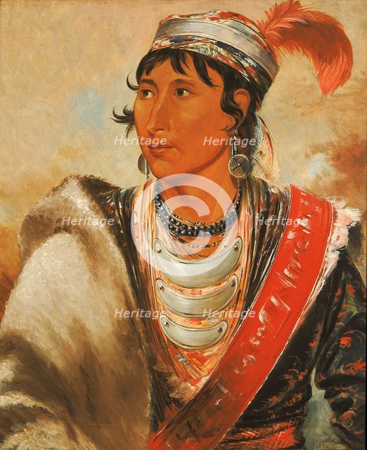 Láh-shee, The Licker, called "Creek Billy", 1838. Creator: George Catlin.