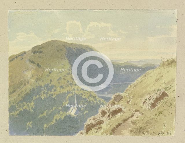 Lahn Valley, 1864. Creator: Carl Theodor Reiffenstein.
