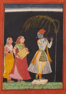 Lahula Ragaputra, Son of Dipak Raga, Folio from a Ragamala (Garland of Melodies), c1685-c1690. Creator: Unknown