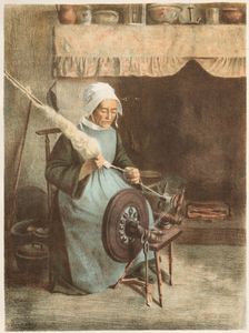 LAïeule, 1899. Creator: Jeanne Granes (French, 1887-1917); Imprimerie Champenois