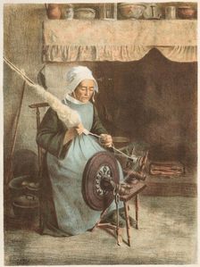 LAïeule, 1899. Creator: Jeanne Granes (French, 1887-1917); Imprimerie Champenois