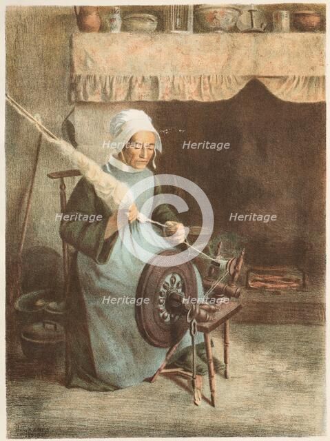 LAïeule, 1899. Creator: Jeanne Granes (French, 1887-1917); Imprimerie Champenois.