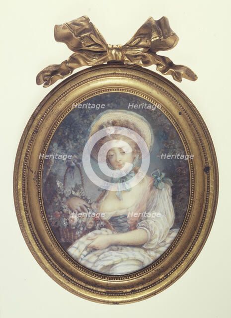 L'Aimable Paysanne, c.1780. Creator: Jacques Philippe Joseph de Saint-Quentin.