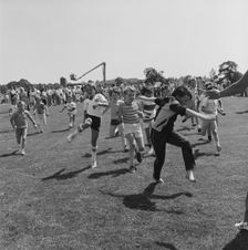 Laing Sports Ground, Rowley Lane, Elstree, Barnet, London, 21/06/1986. Creator: John Laing plc
