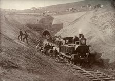 Laing's Nek Tunnel c1900. Creator: N. P. Edwards