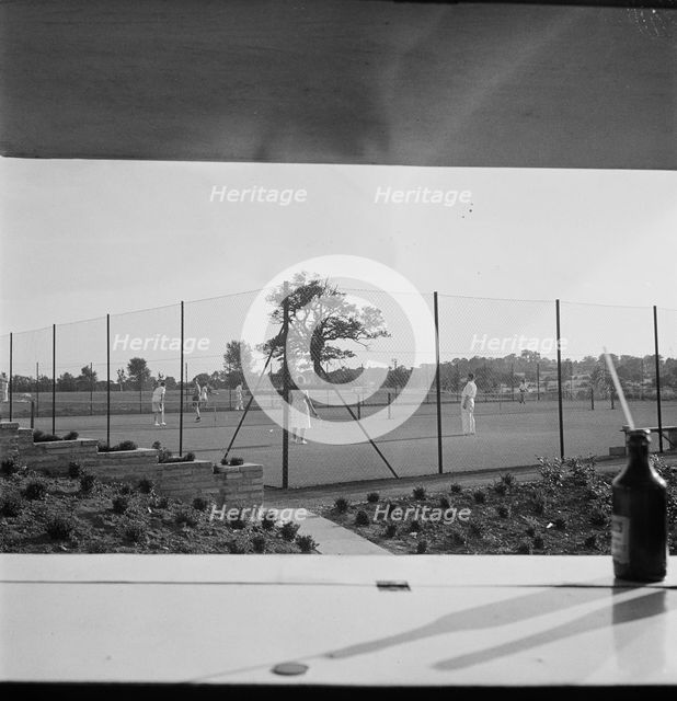 Laing's new Sports Ground in Elstree, Hertfordshire, 13/08/1949. Creator: John Laing plc.