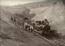 Laing's Nek Tunnel c1900. Creator: N. P. Edwards