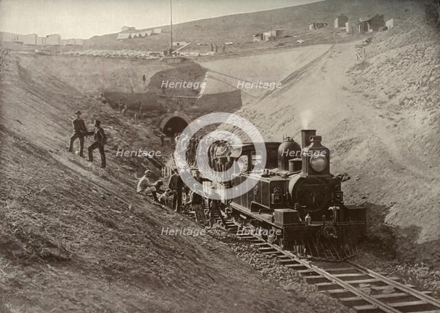 'Laing's Nek Tunnel', c1900. Creator: N. P. Edwards.