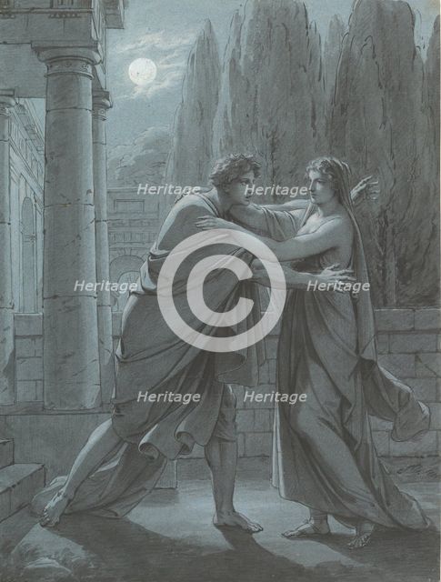 Lais Taking Aristipp by Surprise, ca. 1801. Creator: Heinrich Friedrich Füger.