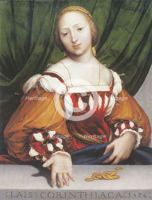 Lais of Corinth, 1526. Creator: Hans Holbein the Younger.