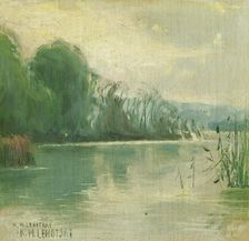 Lake, 1900-1910. Creator: Karol Miloslav Lehotský